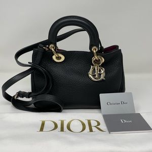Dior Calfskin Diorissimo Handbag Mini
